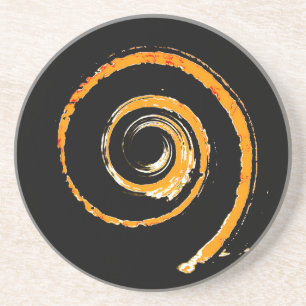 Orange Twirl Underlägg
