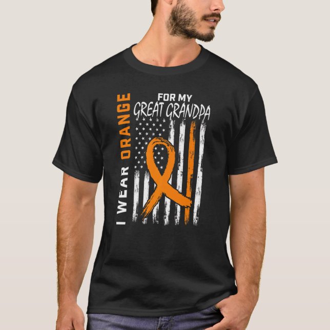 Orange Underbar medvetenhet om Många Sclerosis (Gr T Shirt (Framsida)