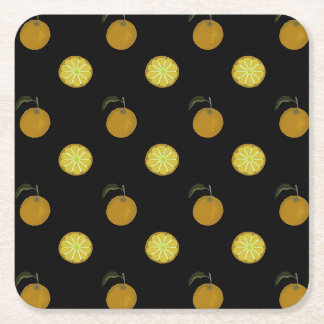 Orange Underlägg Papper Kvadrat