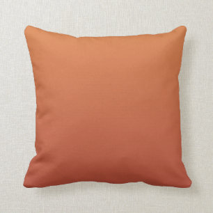 Orange Uni-Färg Fall, höst Kudde