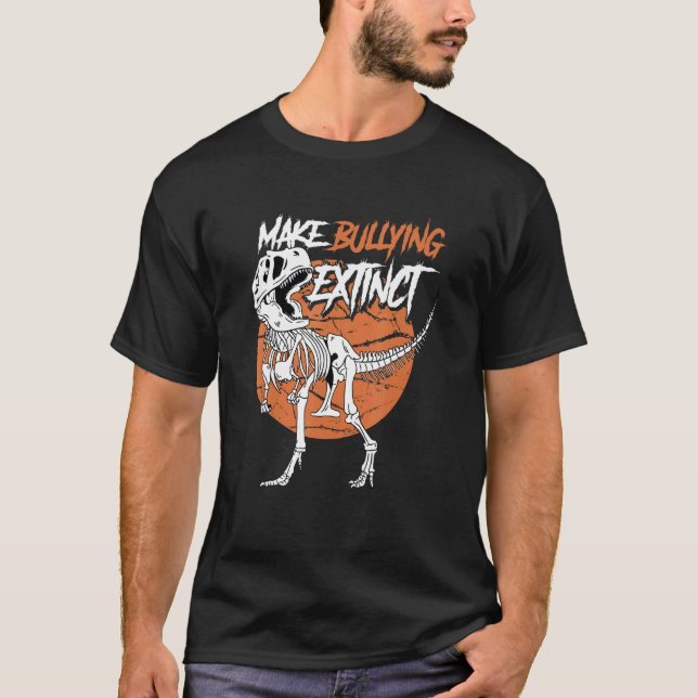 Orange Unity Day 2022 Anti Bullying Make Bullying  T Shirt (Framsida)