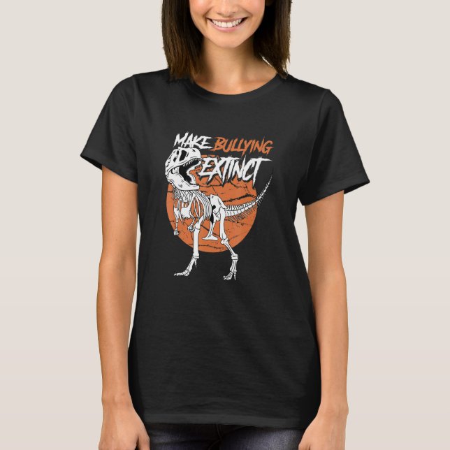 Orange Unity Day 2022 Anti Bullying Make Bullying  T Shirt (Framsida)