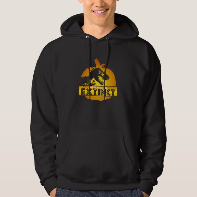Orange Unity Day Gör mobbning utdöd Rex Dinosau Hoodie (Framsida)