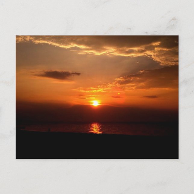 Orange uppvaknande vykort (Framsida)