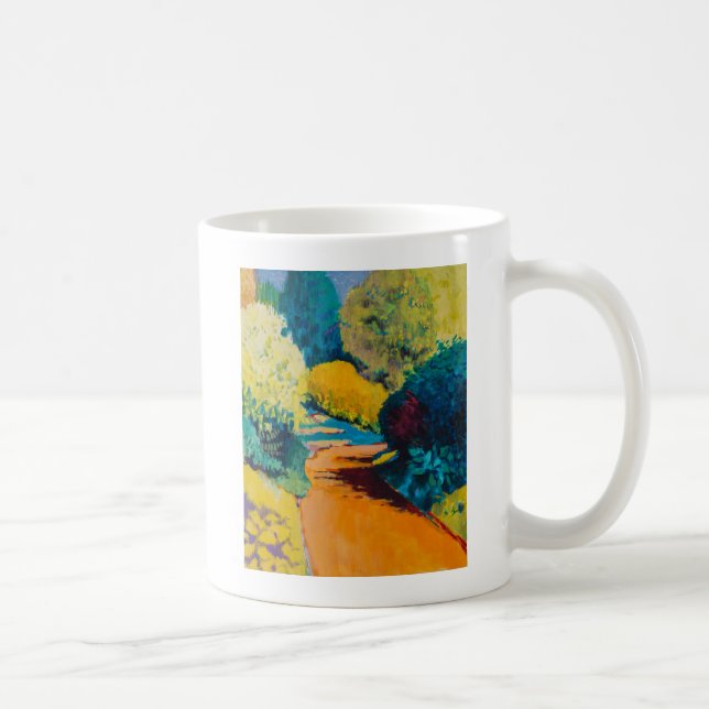 Orange väg kaffemugg (Höger)
