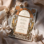 Orange vallmobröllopsinbjudningar Art nouveau Much Inbjudningar<br><div class="desc">Inbjudan från art nouveau Vintage bröllop av Alphonse Mucha i en blommigt, romantisk och visemisk utformning. Viktorianska blommor kompletterar klassisk konst deco typsnitt. Ange din anpassningsbar så är du klar. Om du vill ändra designen ytterligare klickar du bara på den blå knappen "Anpassa den". Tack så mycket för att du...</div>