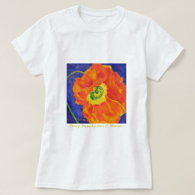 Orange vallmoT-tröja Tröja (Design framsida)