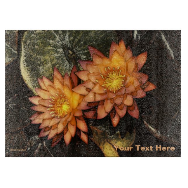 Orange Vatten Lilies (Framsidan)
