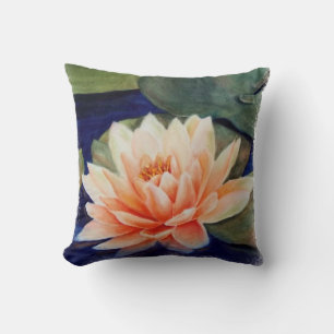 ORANGE VATTEN LILY PILLOW KUDDE
