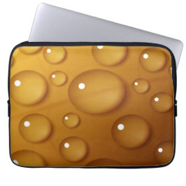 Orange Vatten Struktur Laptop Sleeve