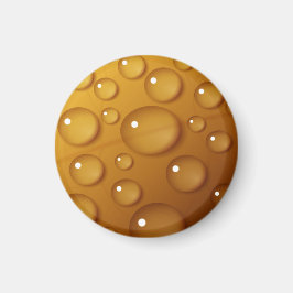 Orange Vatten Struktur Magnet