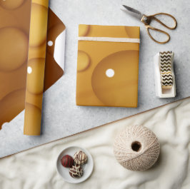 Orange Vatten Struktur Presentpapper