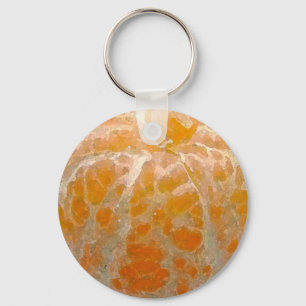 Orange vattenfärg - nyckelring