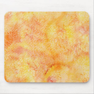 Orange vattenfärgbakgrund musmatta