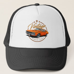 Orange Vintage Roadrunner Keps