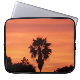 Orange vinter Florida solnedgång på ett laptopslee Laptop Fodral