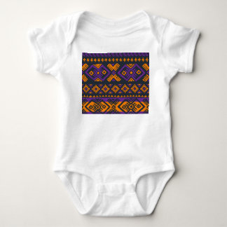 Orange, violett stam geometrisk sömlös mönster. t shirt