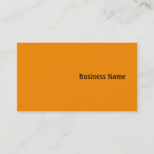 Orange Visitkort
