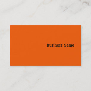 Orange Visitkort