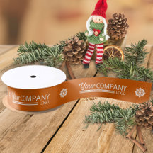 Orange Vit PR-Logotyp Snowflake-jul