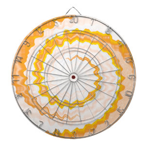 Orange vit slips färg swirl coola rad darttavla