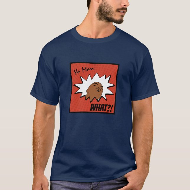 orange vit Unman What you want Mugg Shot Tecknads T Shirt (Framsida)