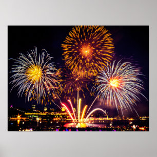 Orange&vita Fireworks Poster