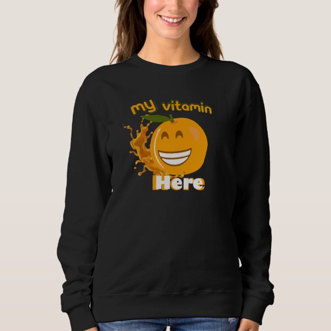 Orange Vitamin C T Shirt (Framsida)