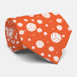 Orange Volleyball Chevron Patterned Slips