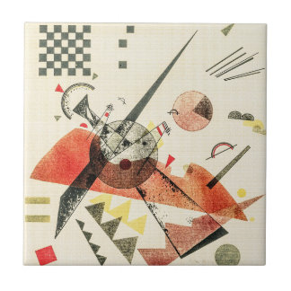 Orange - Wassily Kandinsky Modern konst Kakelplatta