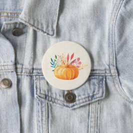 Orange Watercolor Pumpkin Fall Season Knapp
