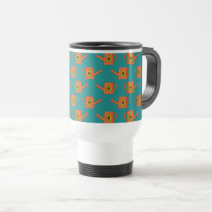 Orange Watering Can med solros Resemugg
