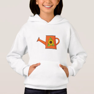 Orange Watering Can med solros T Shirt