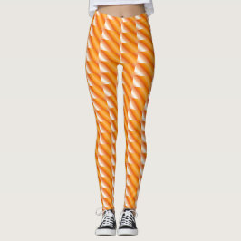 Orange Wedges Leggings