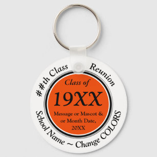 Orange White Black, klass 72, Reunion Favors Nyckelring