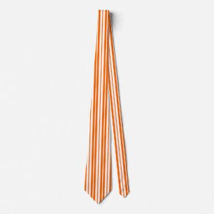 Orange White Lodrät Rand Mönster Slips