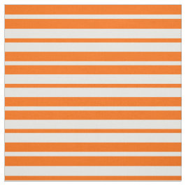 Orange White Rand Mönster Design Tyg