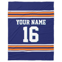 Orange White Sports Jersey