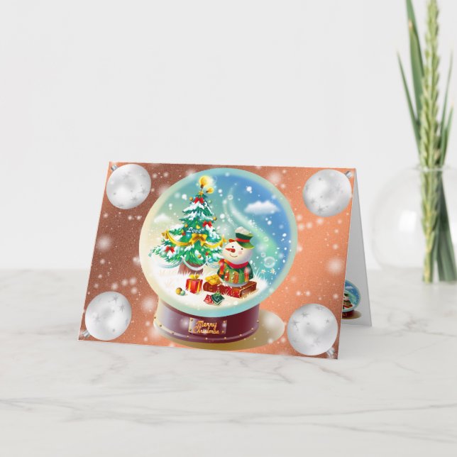 Orange Winter Kort (Framsida)