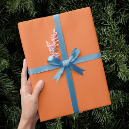 Orange wrapping paper, birthday gift wrapping presentpapper