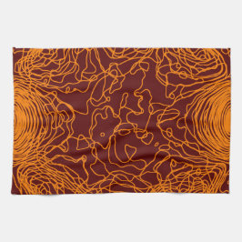 Orange Yarn Köksdukar Kökshandduk