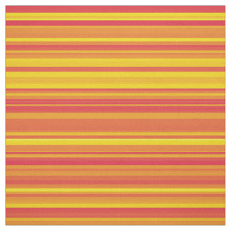 Orange Yellow Red Stripes Tyg