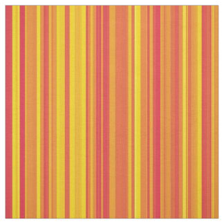 Orange Yellow Red Stripes Tyg