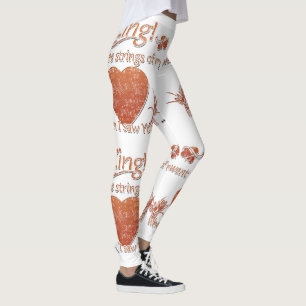 Orange Zing var mitt hjärta när jag sa Leggings