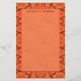 orangeabstrakt brevpapper