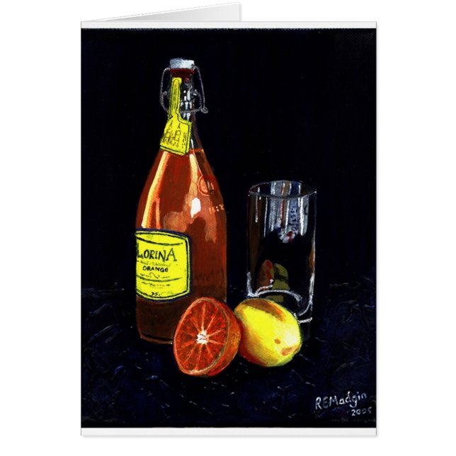 Orangeade Hälsningskort (Framsidan)