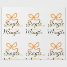 Orangebåge jingel mingel retro boho familjenamndat