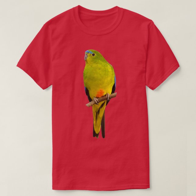 Orangebellied Parrot T Shirt (Design framsida)