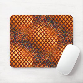 OrangeBrown-design som ser ut som jute-nettangens Musmatta