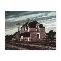 Orangedale järnvägsstation Cape Breton Nova Scotia